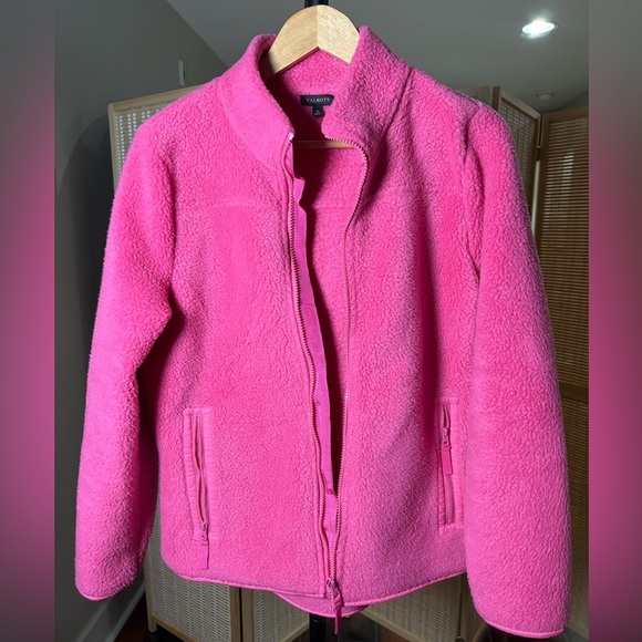Talbots Vibrant Pink Teddy Jacket - Picture 1 of 2